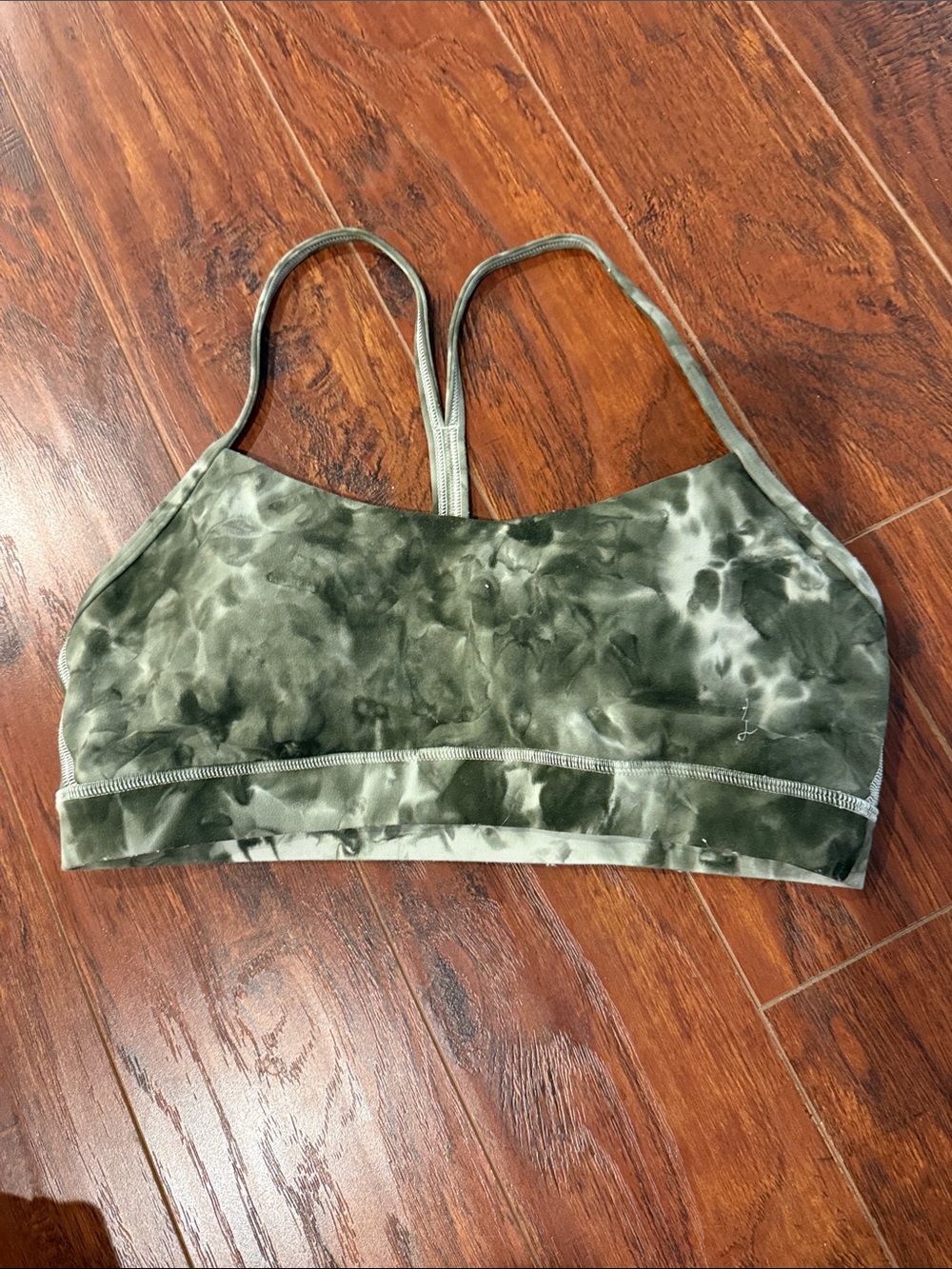 lululemon athletica Olive Tie-Dye Light Support Bralette
